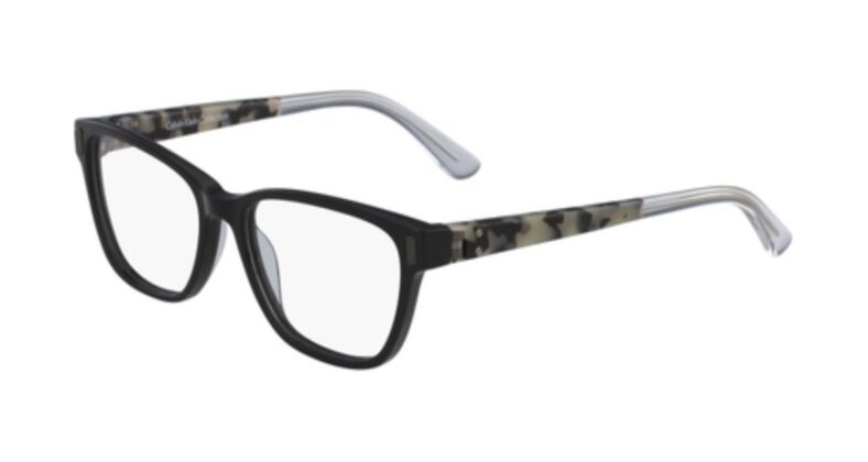 Calvin Klein eyeglasses, black frame.