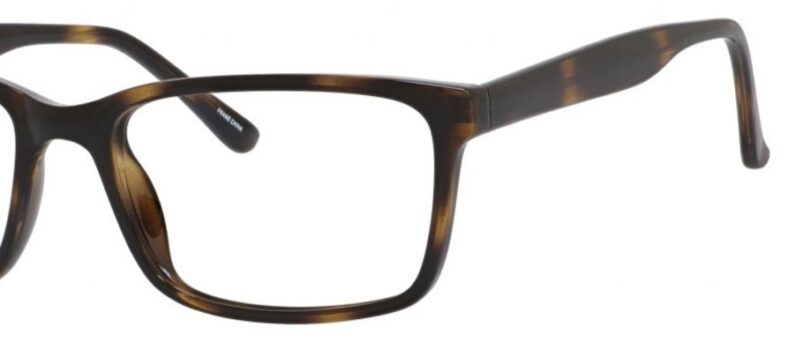 Brown tortoise shell eyeglasses frame.