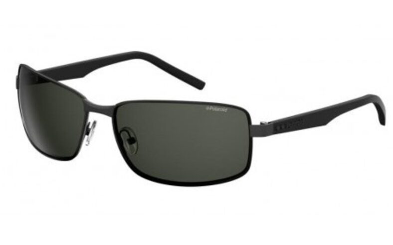 Black Polaroid men's sunglasses.