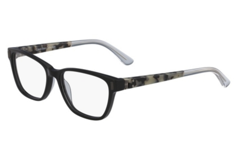 Calvin Klein tortoiseshell eyeglasses frame.