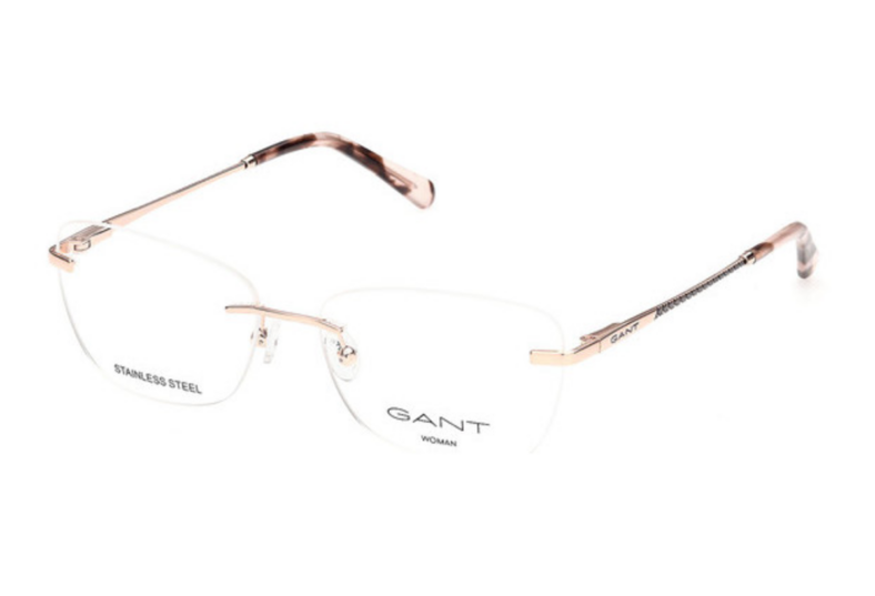 Gant rimless eyeglasses for women.