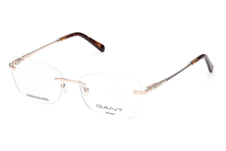 Gant rimless women's eyeglasses.
